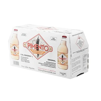 Abbildung von Pimento Ingwer &amp; Chili Drink Box mit 10 Flaschen à 250 ml