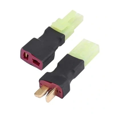 Abbildung von 2 Teile/Satz T Stecker auf Männlich/Weiblich Mini Buchse/Männlich Adapter RC Zubehör für ESC Ladegerät Verbinden Batterie