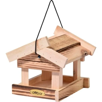 Abbildung von Vogelfutterhaus geflammt