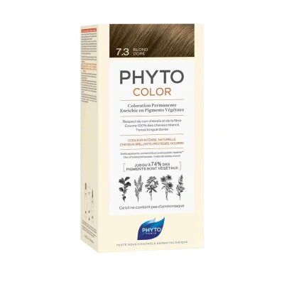 Abbildung von Phyto Haarfarbe Phytocolor Permanent Color 7.3 Blond Doré