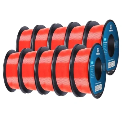 Abbildung von GEEETECH PLA Filament Rot, 10x1kg Spule für 3d Drucker