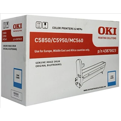 Abbildung von OKI 43870023 C5850, C5950 Trommel 20.000 Seiten, cyan