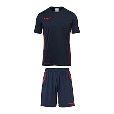 Abbildung von Uhlsport Kinder Score Trikot&amp;Shorts Kit, Fluo orange/Schwarz, 140