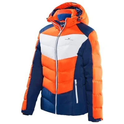 Abbildung von Black Crevice Damen Skijacke, orange/blau/weiß, 42