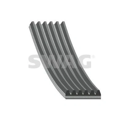 Abbildung von SWAG 33 11 1425 Keilrippenriemen 1823mm 6 EPDM (Ethylen Propylen Dien Kautschuk) DACIA: Sandero 2, Logan I MCV, I, RENAULT: LAGUNA 3 Grandtour