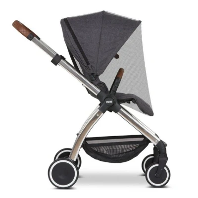 Abbildung von ABC Design Universal Moskitonetz Insektenschutz für Kinderwagen, Sportwagen &amp; Buggy feinmaschig Farbe: black