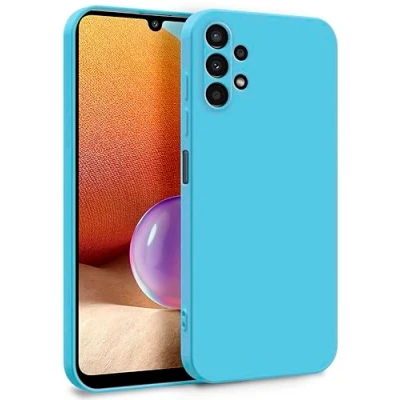 Abbildung von MyGadget Hülle für Samsung Galaxy A32 5G Zweilagige Handyhülle mit Kameraschutz Cover Innenfutter &amp; Silikon außen Türkis