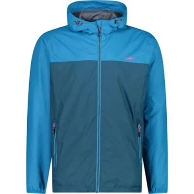 Abbildung von CMP Regenjacke für Herren mit Kapuze, Tiefer See, 48