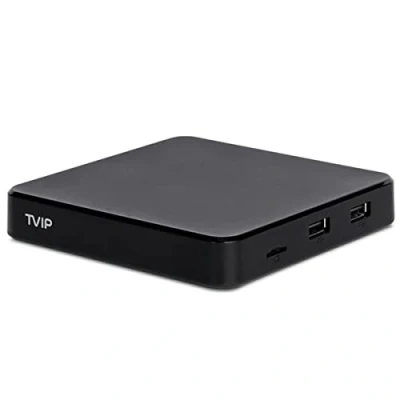 Abbildung von TVIP S Box v.605 IPTV 4K HEVC HD Android 6.0 Linux Multimedia Stalker IP TV Streamer 1GB RAM + 8GB eMMC, MicroSD Card, EXT.IR inkl. 5GHz WLAN