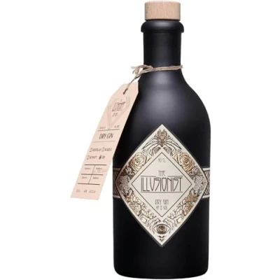 Abbildung von The Illusionist Dry Gin Der Farbwechsel 16 Premium Botanicals Floral &amp; Fruchtig 45% Vol. 500ml