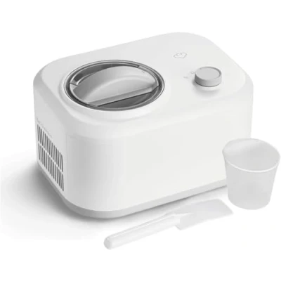 Abbildung von Springlane Eismaschine klein, 1L mit Kompressor Selbstkühlend, 1,00 l, 100,00 W, Eiscreme, Sorbet &amp; Frozen Joghurt in 30 Min, intuitive Bedienung