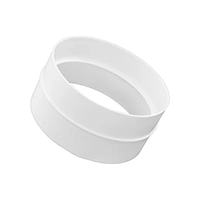 Abbildung von Vent Systems Ø125mm Runder Kanalverbinder für gerade oder flexible Rohre. Lüftungsrohranschluss. Heizungs , Kühlungs und Lüftungsanwendungen.