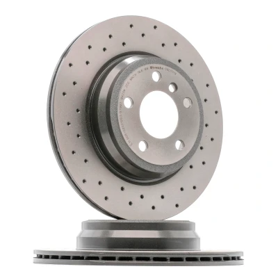 Abbildung von BREMBO Bremsscheibe BMW: 3 Limousine, Touring, 4 Gran Coupe 330mm 20mm 5 gelocht/innenbel. beschichtet hochgekohlt 09.C117.1X 34216792233