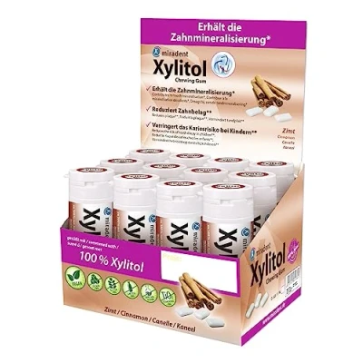 Abbildung von Xylitol Chewing Gum Display Zimt Display, 12 x 30 Kaugummis