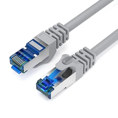 Abbildung von JAMEGA CAT 7 Patchkabel Ethernet RJ45 Netzwerkkabel Rohkabel LAN Kabel Kabel, (25 cm)