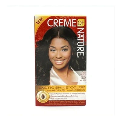 Abbildung von Creme of nature argan color soft black 3.0