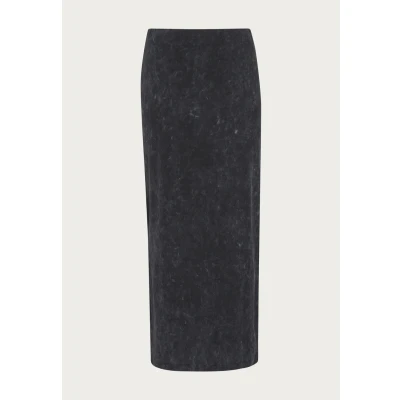 Abbildung von Kaffe Dodal Maxirock, Damen, Größe: 44, Black washed rib