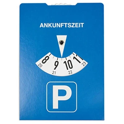 Abbildung von RNK Verlag Klebeband Parkscheibe, aus Karton, Farbe: blau