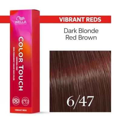 Abbildung von Color Touch Red Vibrants 6/47 Dunkelblond Rot Braun 60 ml