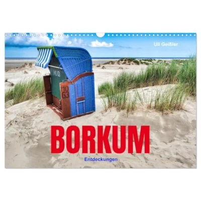 Abbildung von BORKUM Entdeckungen (Wandkalender 2025 DIN A3 quer), CALVENDO Monatskalender