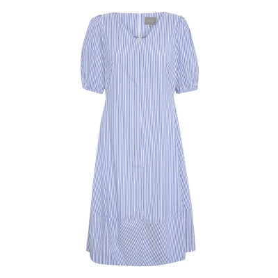 Abbildung von Culture Abigail PUFF SS Freizeitkleid, Damen, Größe: Large, Mazarine blue