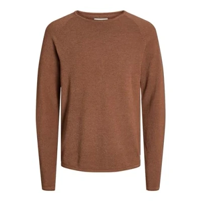 Abbildung von Jack &amp; Jones Jjehill CREW NECK NOOS Strickpullover, Herren, Größe: XXL, Mocha bisque