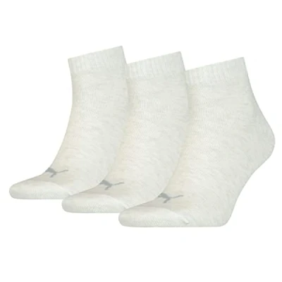 Abbildung von Puma Unisex Quarter Socken, Weiß, 39/42
