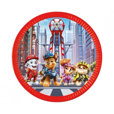 Abbildung von Pappteller Paw Patrol Der Film 8 Stück