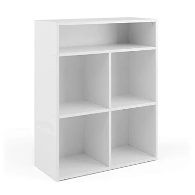 Abbildung von Vicco Bücherregal Luigi, Weiß, 72 x 90.2 cm 4 Fächer