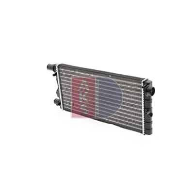 Abbildung von AKS DASIS 080490N Kühler, Motorkühlung Aluminium 467 214 24 Kühlrippen mechanisch gefügt FIAT: Seicento / 600 Schrägheck, Panda I Schrägheck