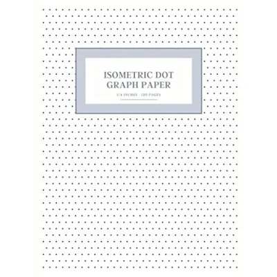 Abbildung von Isometric Dot Graph Paper 1/4 Inch 120 Pages