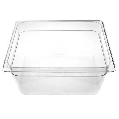 Abbildung von GN Behälter 1/2 Polycarbonat 150 mm Höhe 8,5 l Füllmenge 32,5 x 26,5 transparent Gastro Gastronormbehälter Kunststoff PC kaufen