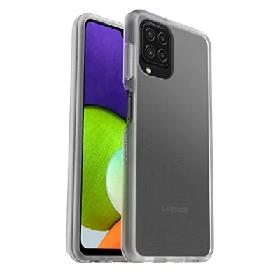 Abbildung von OtterBox Sleek Hülle für Samsung Galaxy A22, stoßfest, sturzsicher, ultraschlank, schützende Hülle, Getestet nach Militärstandard, Transparent, Keine Einzelhandelsverpackung