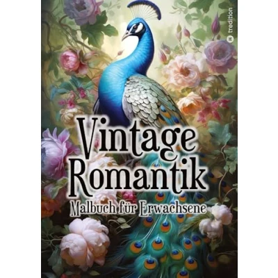 Abbildung von Malbuch für Erwachsene Vintage Romantik Entspannung und Achtsamkeit: Jugendstil, Art Deco, Viktorianische Zeit, Nostalgie, Shabby Chic, Retro Stil