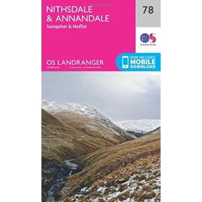 Abbildung von Nithsdale &amp; Annandale, Sanquhar Moffat (OS Landranger Map, Band 78)