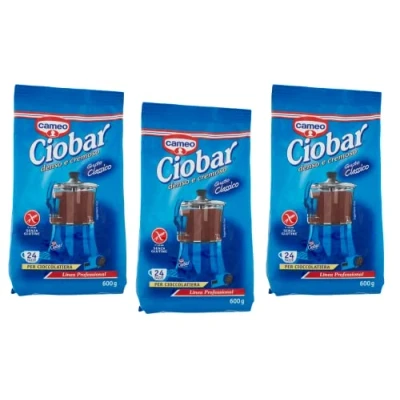 Abbildung von 6x Cameo Ciobar Professional Classico Vorbereitung für Heiße Schokolade Schokoladengetränk 24 Tassen Glutenfrei 600g