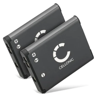 Abbildung von CELLONIC 2X EN EL19 NP BJ1 Akku kompatibel mit Nikon CoolPix W150 W100 S6900 S3500 S3100 S33 S3300 S4300 S2600 ENEL19 3.6V 3.7V 700mAh