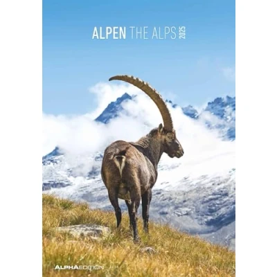 Abbildung von Alpha Edition Alpen 2025 Bildkalender, 23,7x34cm, Wandkalender mit Platz für Notizen und vielen Infos, Bilder aus den Alpen, deutsches Kalendarium Ferientermine DE/AT/CH