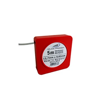 Abbildung von Helios Preisser Fühlerlehrenband, Einzelkassette (Kohlenstoffstahl, gehärtet, Breite 12,7 mm, Länge 5 m, Nennmaß 0,02 mm) 0611 502