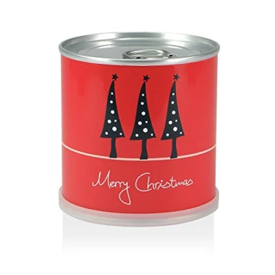 Abbildung von MacFlowers® Weihnachtsbaum in der Blumendose Merry Christmas Rot Dein Anzuchtset Tannenbaum Adventskalender Wichteln Nachhaltig