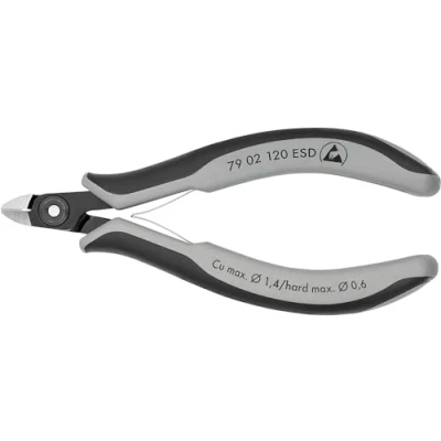 Abbildung von Knipex 79 02 120 ESD, Diagonale Zange, 6,5 mm, 1,4 9 Schutz vor elektrostatischer Entladung (ESD)