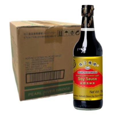 Abbildung von PEARL RIVER BRIDGE Golden Label Helle Sojasauce Multipack (12 X 500 ML)