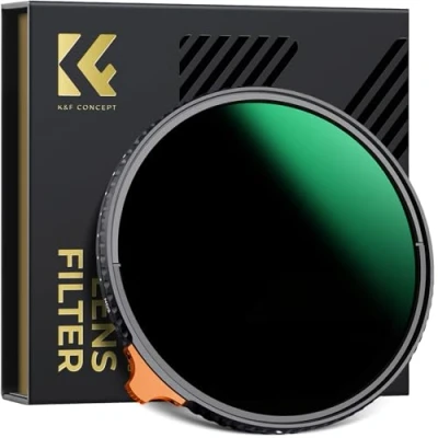 Abbildung von K&amp;F Concept Nano X Serie Variabler ND Filter ND3 ND1000 Graufilter 62mm(1.5 10 Blendenstufen)
