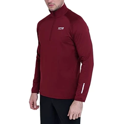 Abbildung von TCA Langarmshirt Winter Run Langarm Laufshirt Herren Cabernet, XL (1 tlg)
