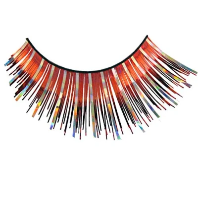 Abbildung von EULENSPIEGEL Wimpern holographisch rot/silber