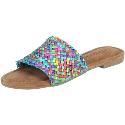 Abbildung von Lazamani Pantolette flach, Damen, Größe: 39, Bunt Schuhe