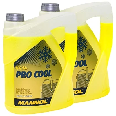 Abbildung von Kühlerfrostschutz Kühlmittel Fertiggemisch MANNOL Pro Cool 2 X 5 Liter