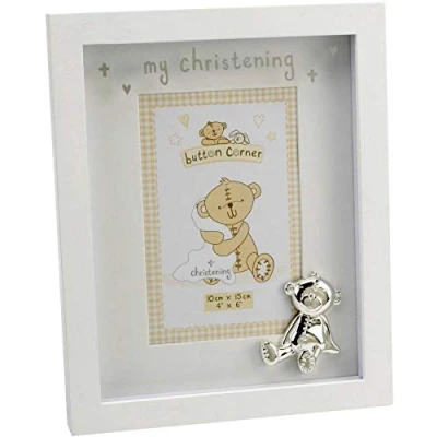 Abbildung von wdd WBM GFT22 Schaltfläche Ecke Taufe Frame, transparent, 200 g
