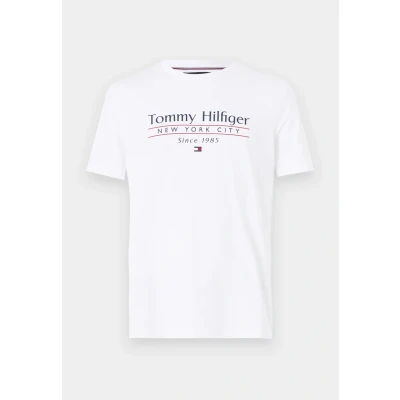 Abbildung von Tommy Hilfiger Center Stack TEE Tshirt print, Herren, Größe: XS, White