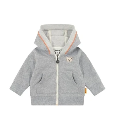 Abbildung von Steiff Sundancer Sweatjacke für Kinder, Größe: 86, Drizzle